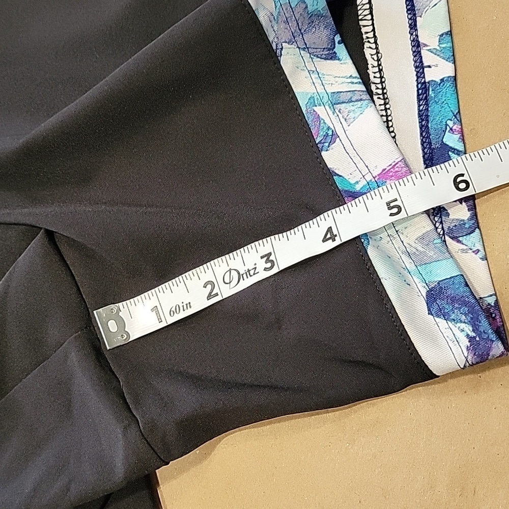 Tek Gear Size XL Black with Blue & Purple Exercise, Running Shorts, Gently Used - Picture 6 of 9